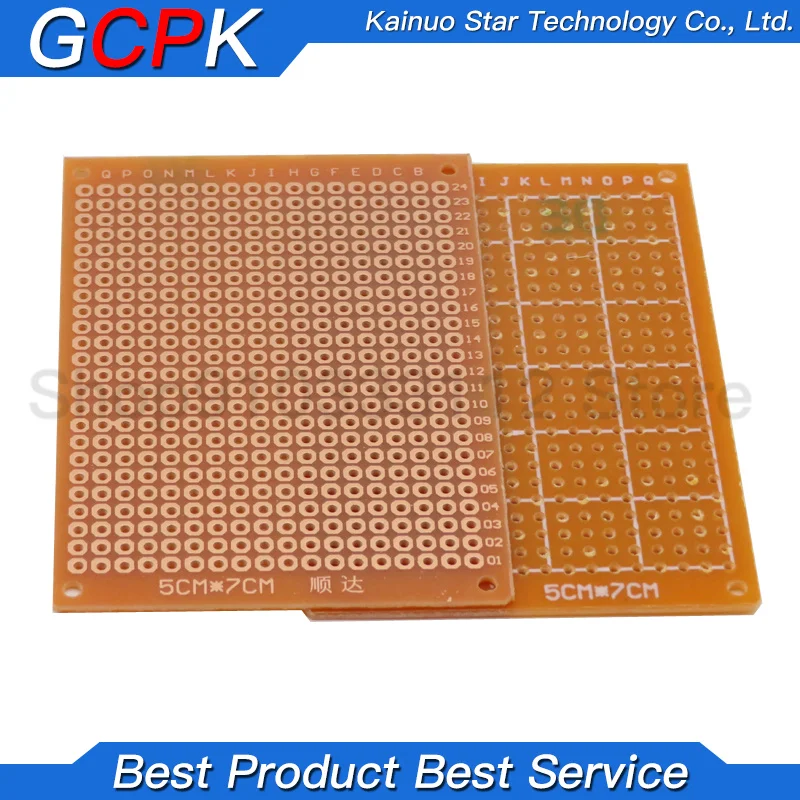 2Pcs 5*7cm 7*9CM 9*15CM pcb Prototype Paper Copper PCB  Universal Experiment Matrix Circuit Board 5x7cm 7X9 9X15 Brand igmopnrq