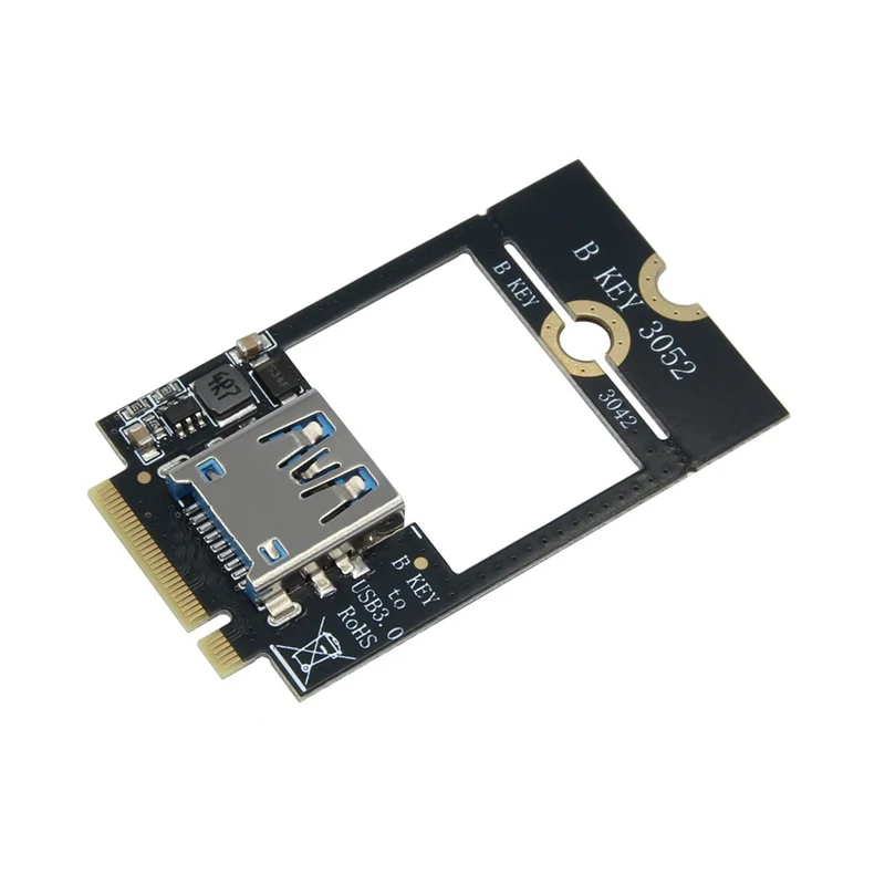 

Ingenious-M.2 B Key To USB3.0 Adapter M.2 B Key WWAN 4G Network Card To USB3.0 5Gbps Expansion Card For 3042 3052