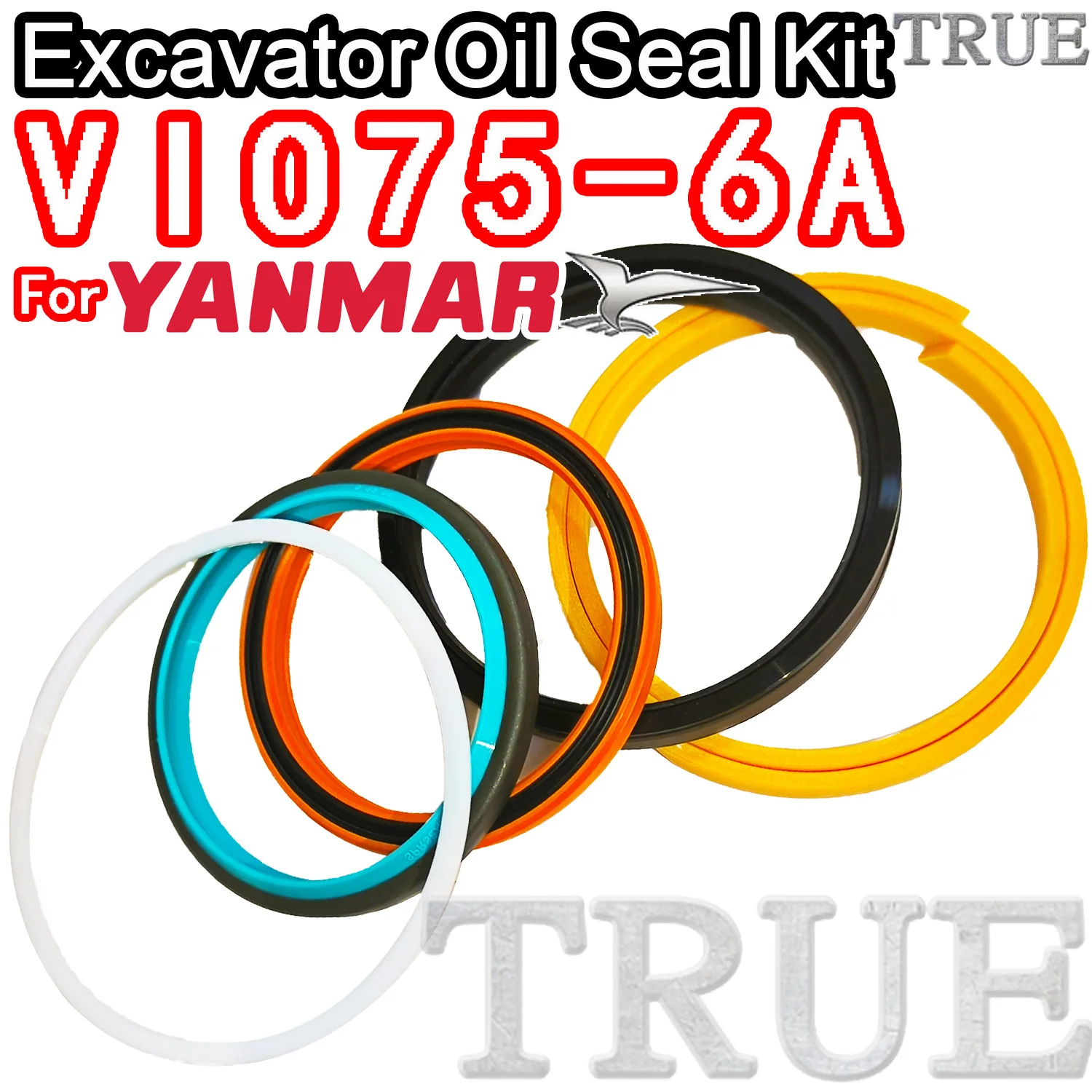 For VIO75-6A Yanmar Oil Seal Excavator Repair Kit VIO75 6A Nok Washer Skf Service Orginal Quality Track Spovel Hammer Tool Set