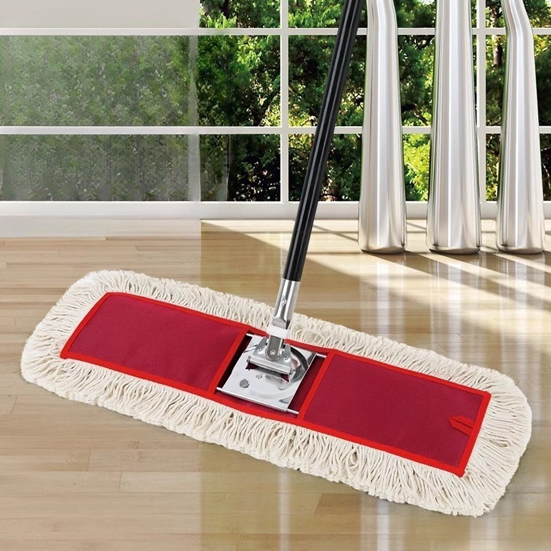 Flat dust push mop large