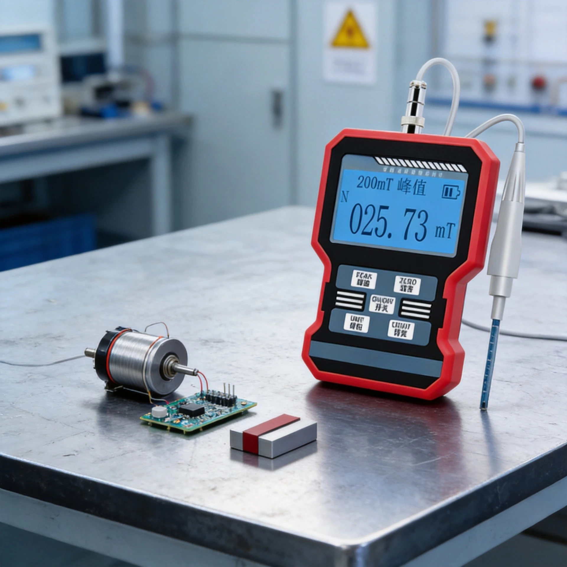 Magnetic field tester Handheld digital meter measuring instrument