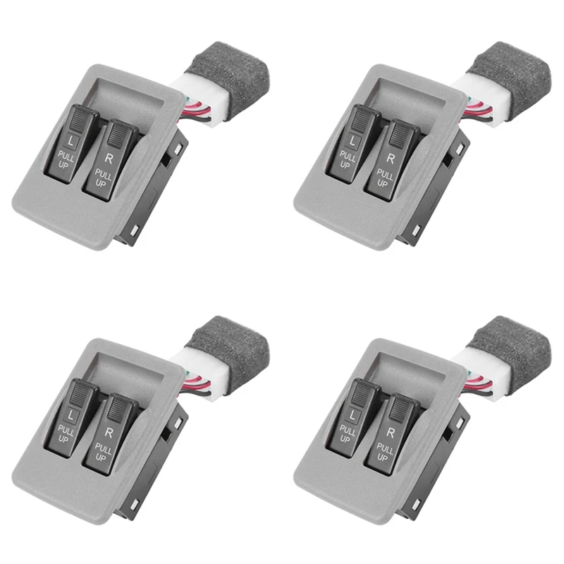 

4X Car Left Front Power Window Switch Power Window Switch Button Car Accessories For Kia Pride KK12B-66-350 KK12B-66-370