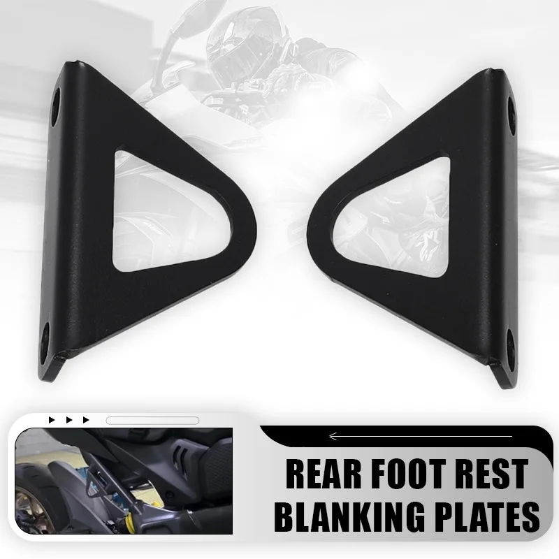 

Rear Foot Rest Blanking Plates For HONDA CB650R CBR650R CB/CBR 650 R 2019-2025 2024 Motorcycle Acessories Racing Hook Footrest