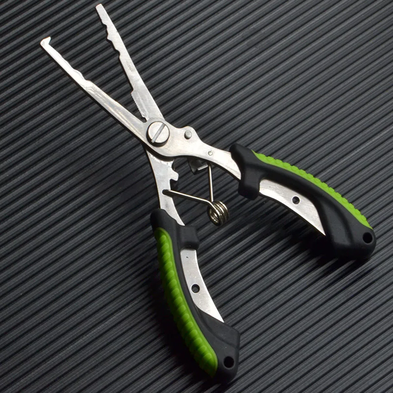 Stainless Steel Fishing Pliers Fishing Hook Remover Saltwater Resistant Fishing Braided Line Cutter Scissors Fishing Equipment