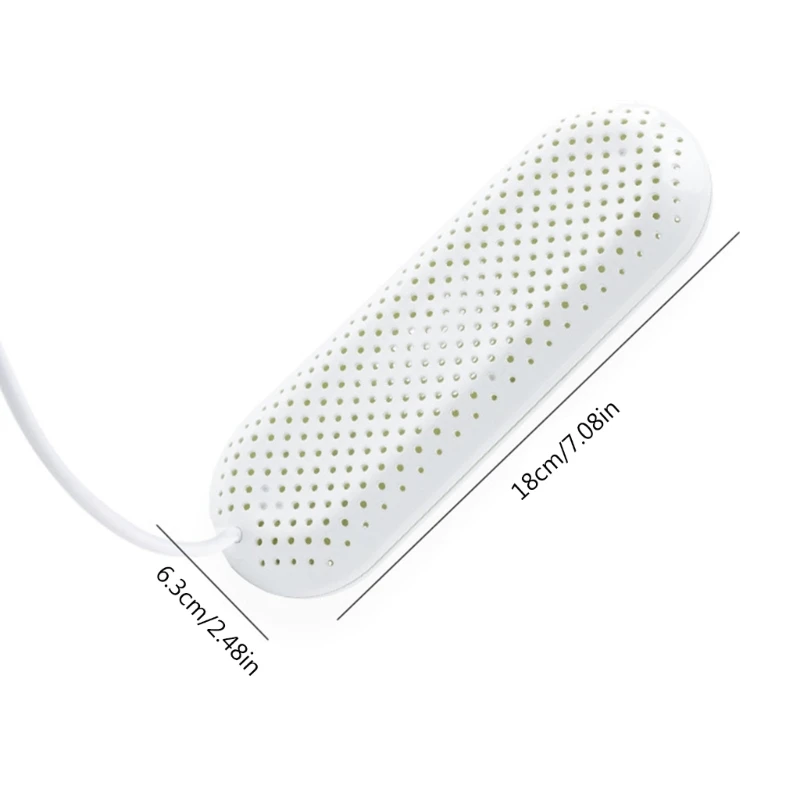 Asciugascarpe elettrico portatile USB intelligente temporizzazione scarpiera asciugatrice rimuovere l'odore asciugatura rapida per la casa del dormitorio dell'hotel A0KF