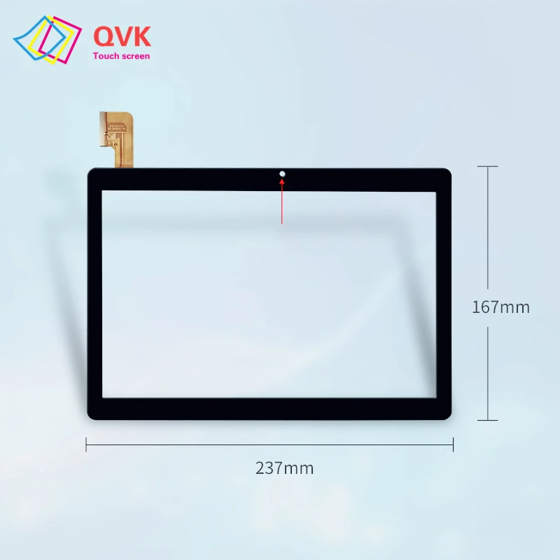 2.5D Black Glass touch screen 10.1 Inch for DEXP Ursus M210 M110 Tablet PC capacitive touch screen panel