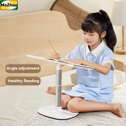 MoZhao Book Stands Reading Bookshelf Picture Book Solid Wood Children's Bed Floor Flat Bracket Can Lift Wooden Stand Book Holder