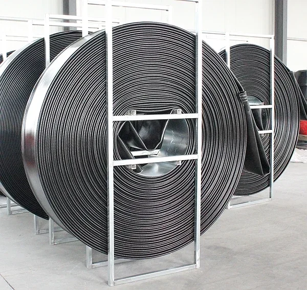 Tubo antincendio frac layflat in tpu flessibile da 10 pollici ad alta pressione da 200 psi di alta qualità per uso industriale