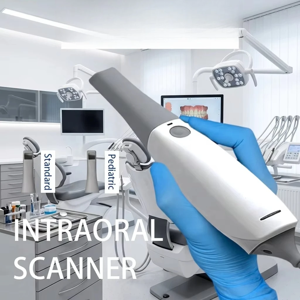 Innovative Multi Tip 3D Dynamic High-resolution Intraoral Scanner With Remote Control for Dental Clinic