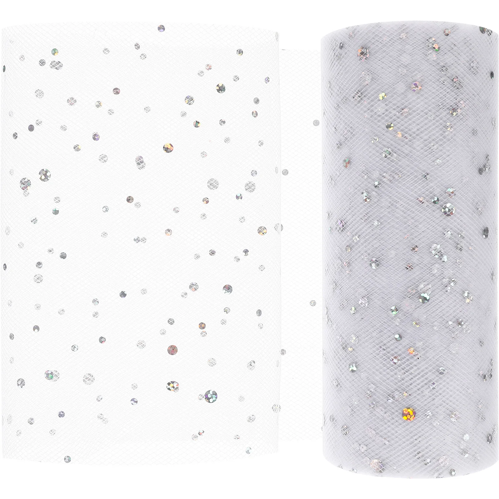 

1 рулон блестящей тюлевой сетки с блестками, ткань для рукоделия, подарочная упаковка, вечерние, свадебные украшения, материал для шитья ручной работы