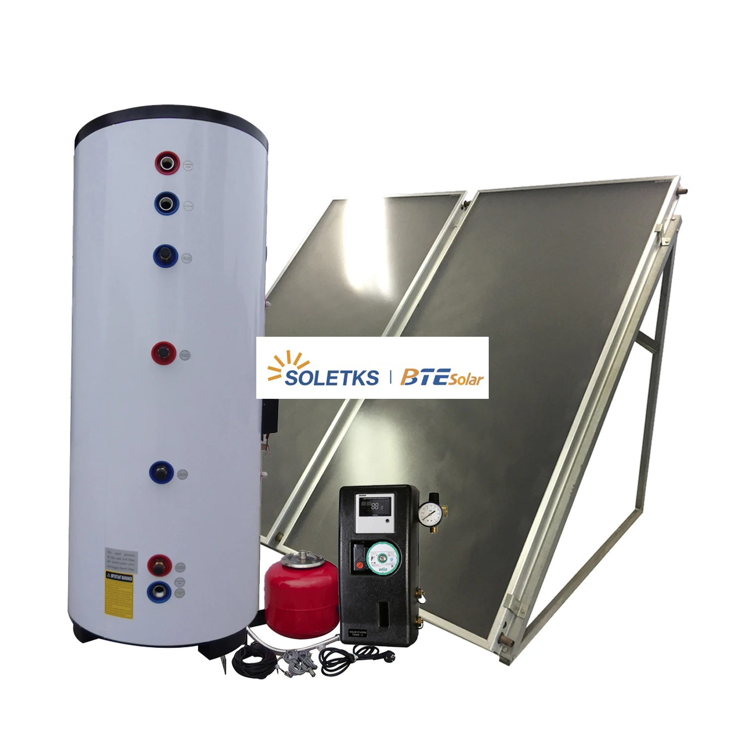 

500L,1000L Hot Sale Split Pressure Solar Hot Water with Solar Collector for Residential House for Europe