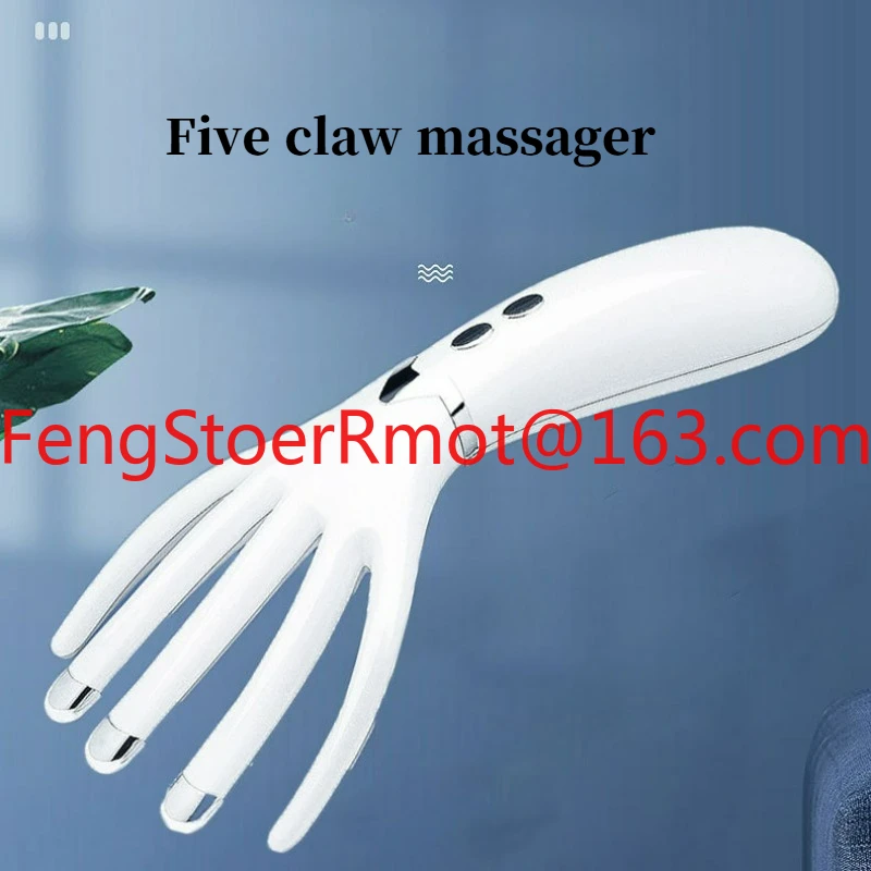 Rechargeable/battery style mini massager multi-function heating massager head electric portable massage comb vibration