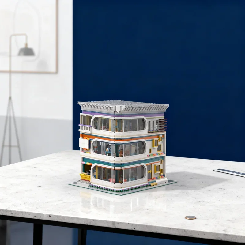 

2816pcs MOC Friendship Tower Modular Streetscape Model Building Blocks Construction Christmas Gifts Toy Creative DIY Idea Toys