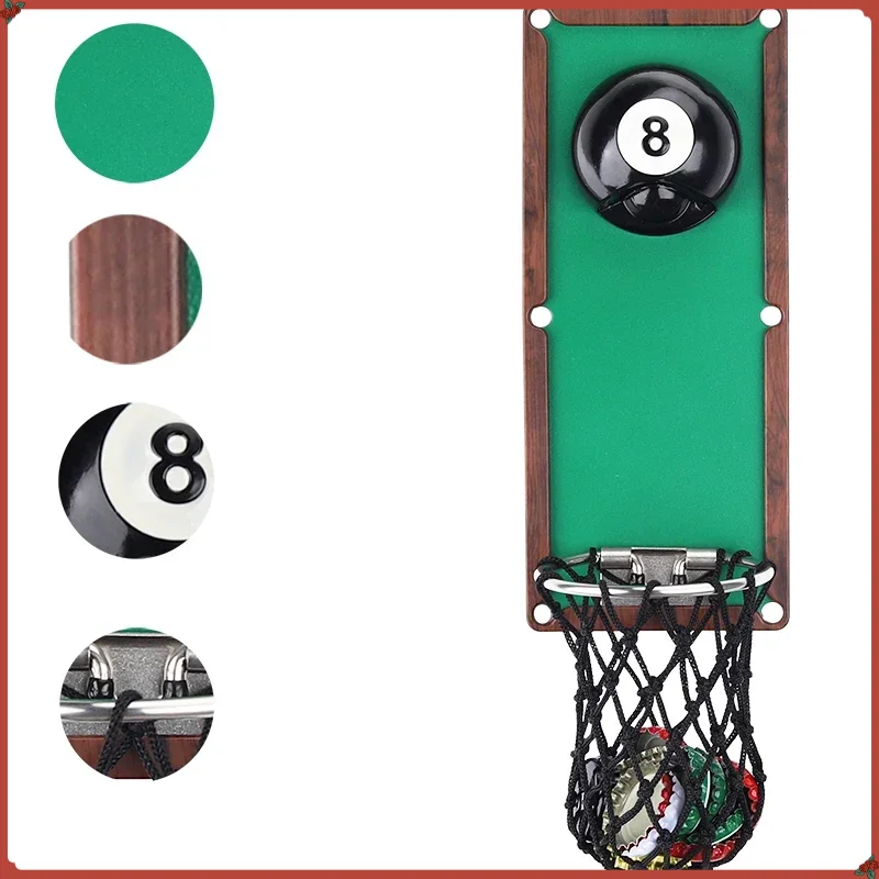 Creative Billiard Bottle Opener, Wall Mounted Hanging Magnetic Beer Opener, Kitchen Tools, Home Bar Cafe Wall Decor