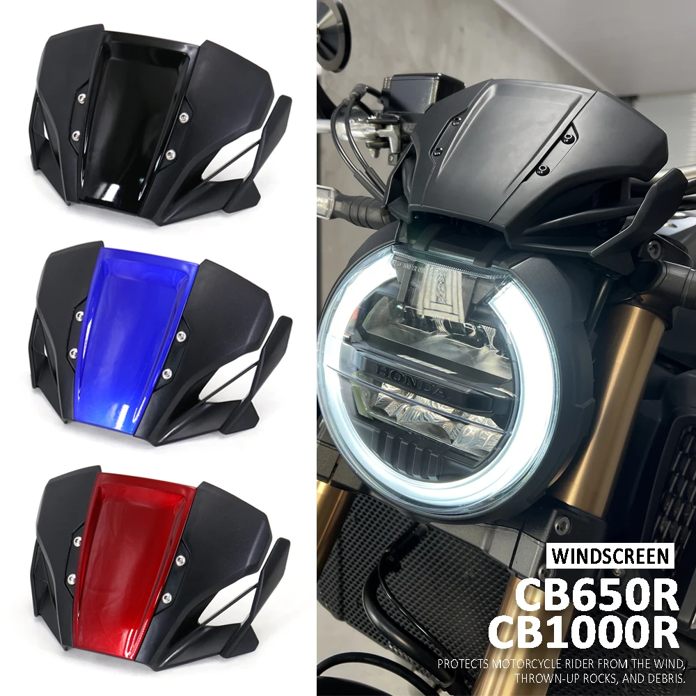 

For Honda CB650R CB1000R CB 650R CB 650 1000 R Motorcycle Windshield WindScreen Front Screen Wind Deflector Accessories