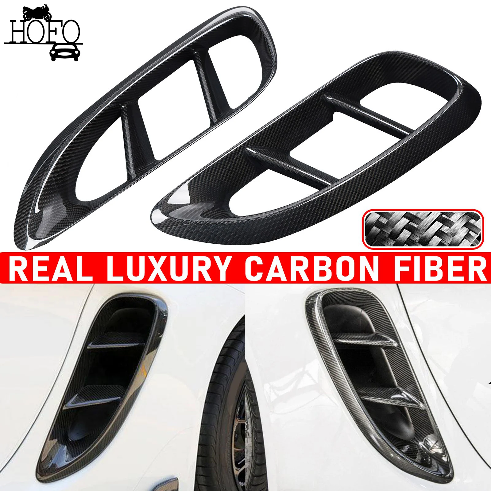 For Porsche 718 Boxster Cayman 2016-2023 Side Fender Air Vent Cover