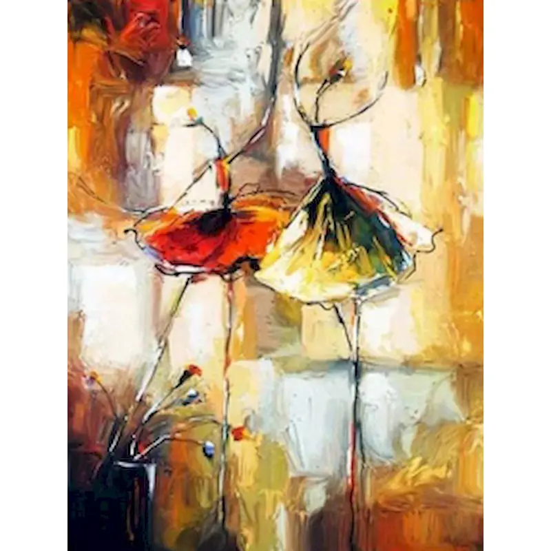 

CHENISTORY Acrylic Paint By Numbers Handpainted Kit Abstract Ballet Dancer On Canvas Drawing By Numbers Picture Paint Home Decor
