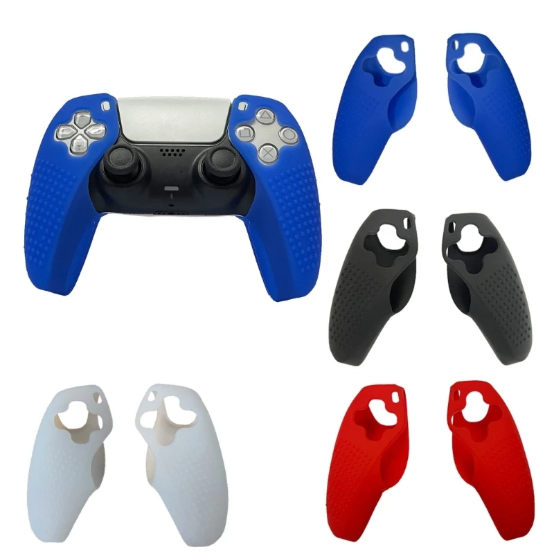 1 Paar geteilte Silikonhülle für PS5-Controller, rutschfeste Haut, Spielkonsole, Gamepad-Schutzhülle, Game-Controller-Hülle