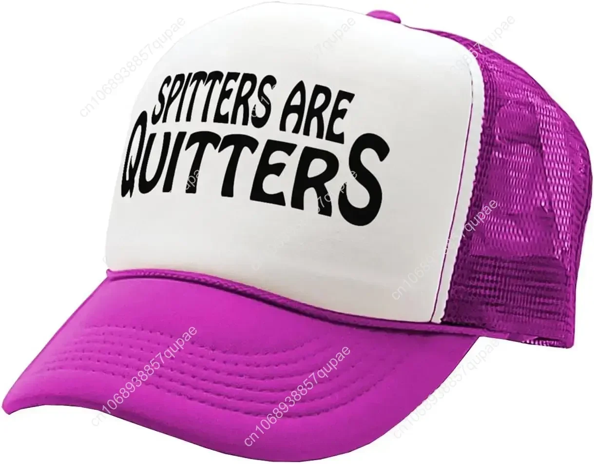 Guacamole - SPITTERS are QUITTERS - funny joke sexy - Vintage Retro Style Trucker Cap Hat