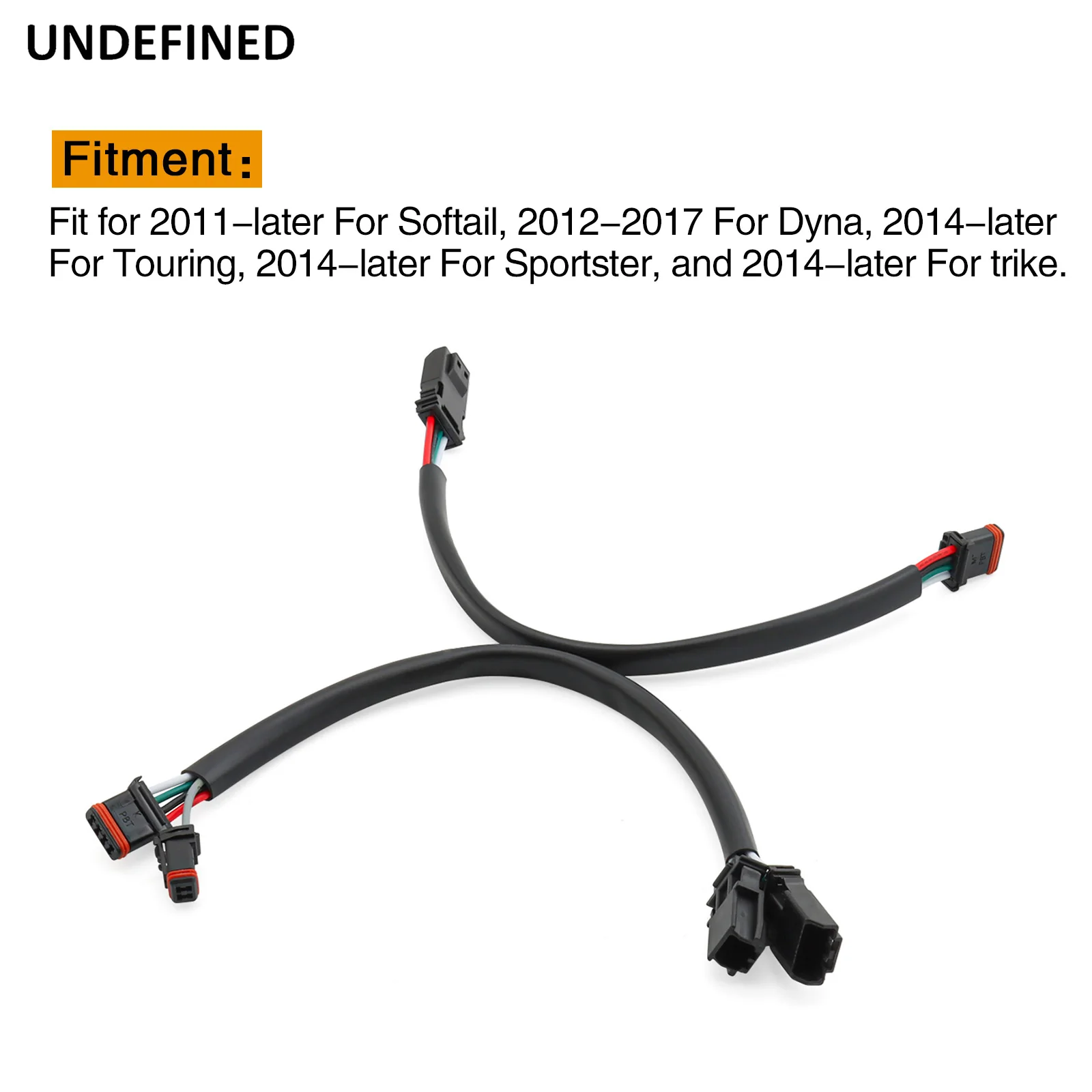 8"/10"/ 12"/ 14"/16" Can-Bus Handlebar Wiring Wire Extension Harness For Harley Sportster Dyna Fat Bob Touring Road King Trike view 3