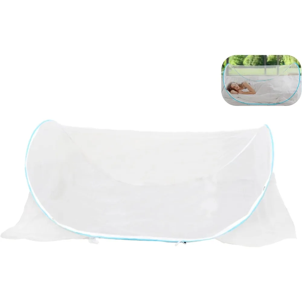 

78 * 32 * 22 inch large up mosquito tent, portable foldable mosquito net, camping mosquito net with net bottom, for bed camping