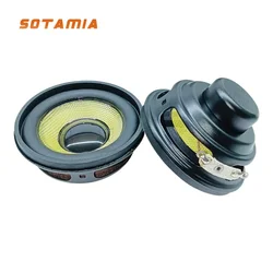 SOTAMIA 2Pcs 40mm Full Range Speaker Audio Glass Fiber Basin Anti-fog Waterproof Speaker 1.5 Inch 4 Ohm 5W Bluetooth Loudspeaker