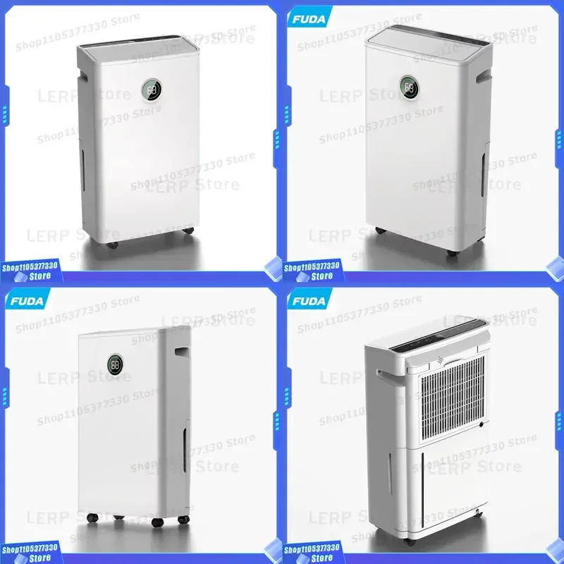 20L Home Dehumidifier R290 Compressor Electric Electronic Control Household Air Drying Machine for Basement Bedroom Quiet