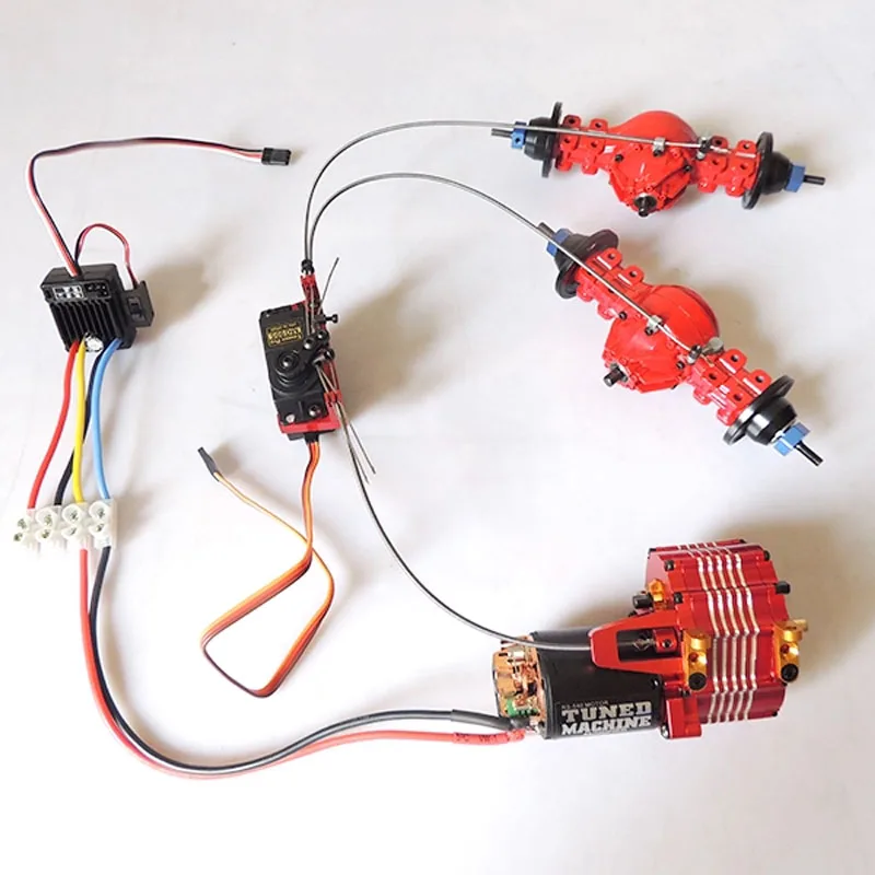 

JDM-72 1:64 Reduction Ratio 1:14 Towing Head Two Speed Planetary Gearbox Self Unloading Mud Climbing For Tamiya