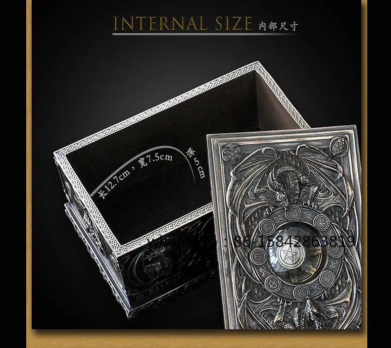 Leviathan Fantasy Vintage Jewelry Box - Jewelry Storage Jewelry and Ring Box
