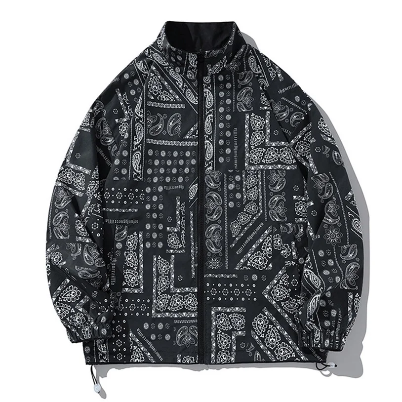 

Мужские куртки-банданы с узором пейсли, мужская одежда, верхняя одежда, университетские куртки, ветровка, мужская роскошная одежда, весна-осень Z1
