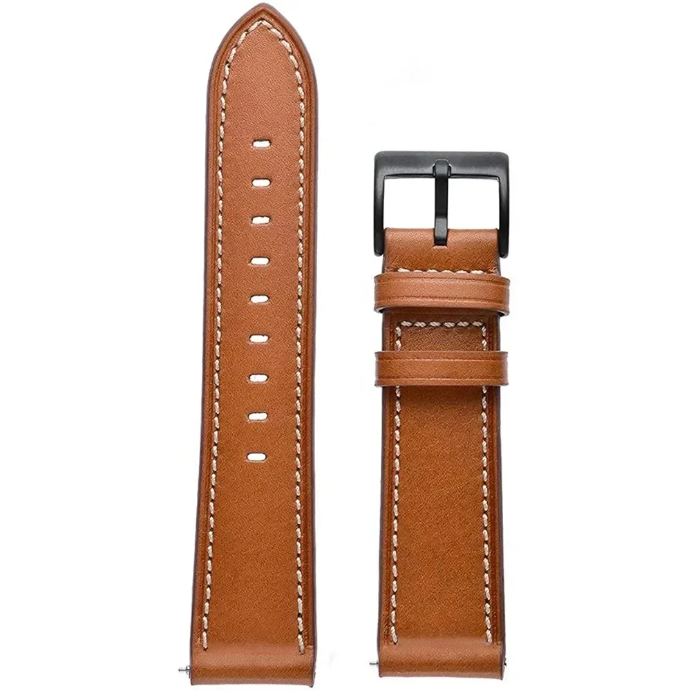 For Samsung Galaxy Watch 3 45mm Strap 22mm Genuine Leather Bracelet Watchbands Wristband For Galaxy Watch 46mm Gear S3 Frontier