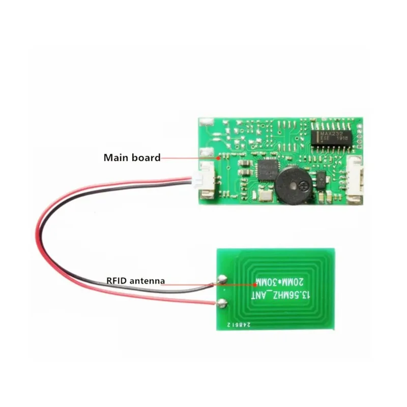 Taidacent Wireless RFID Reader Module 13.56 Mhz 125Khz Dual Frequency IC ID Card 3.3V 5V 12V Wiegand WG26 WG34 Uart Serial RS485