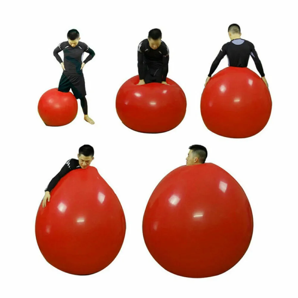 2 Stücke 72 Zoll Latex Ballon Riesiges Menschliches Ei Ballon Runde Lustige Spiel Ballon Spielzeug Partys Festivals Und Veranstaltungen Dekoration