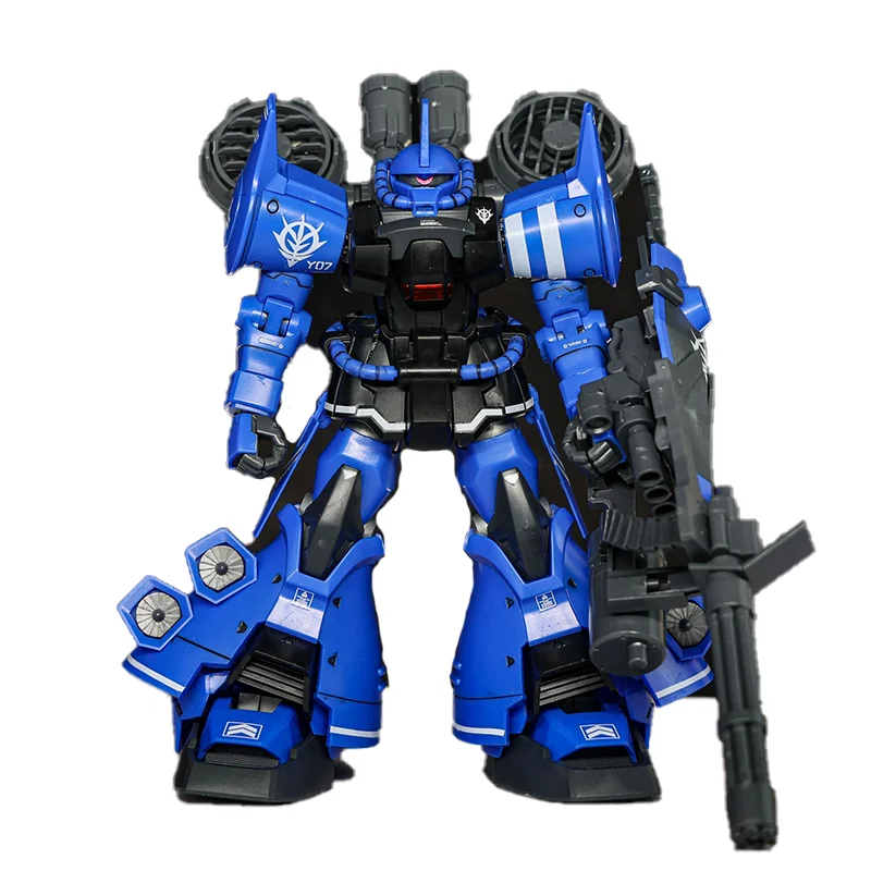 Star Hg 1/144 Gouf Flight Tpye Assembly Model Kit With Fly Bag Blue Color Action Figure Plastic Model Kits Customized Toys Gifts