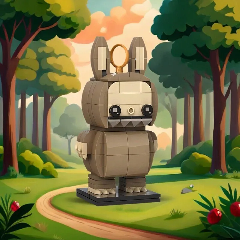 

MOC Creative Design Popular Bricksheadz Character Mini Labu Building Block Model Children's Puzzle Toy Birthday Gift Decoration