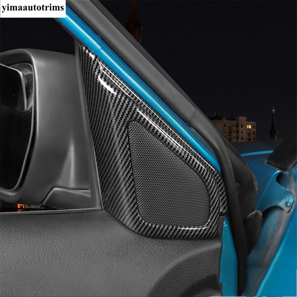 Carbon Fiber Gear Panel / Water Cup Holder /Dashboard AC Vent Cover Trim Accessories Interior For Suzuki Vitara Escudo 2015-2023