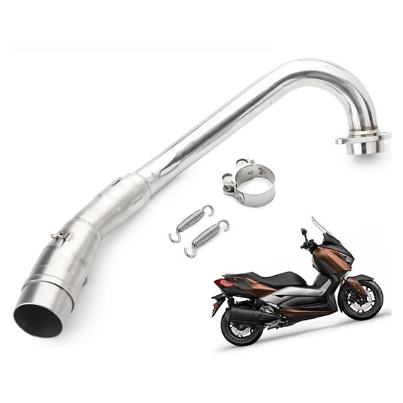 

Motorcycle Modified 51Mm Front Exhaust Pipe Escape Exhaust For X-Max 250 300 2017-2019 Muffler Middle Exhaust Pipe