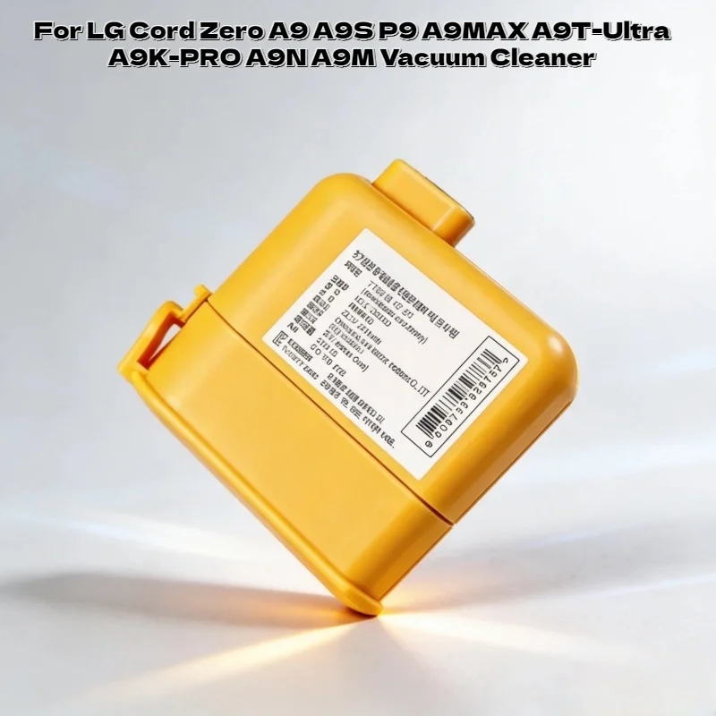 

8000mAh High Capacity Rechargeable Replacement Battery for LG Cord Zero A9 A9S P9 A9MAX A9T-Ultra A9K-PRO A9N A9M Vacuum Cleaner