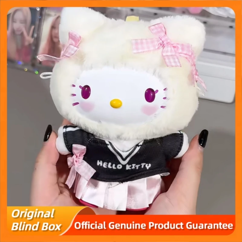 New Genuine Hellokitty Sanrio Pop Star Series Blind Box Trendy Toys Kawai Vinyl Plush Bag Pendant Collect Dolls Mystery Box Gift