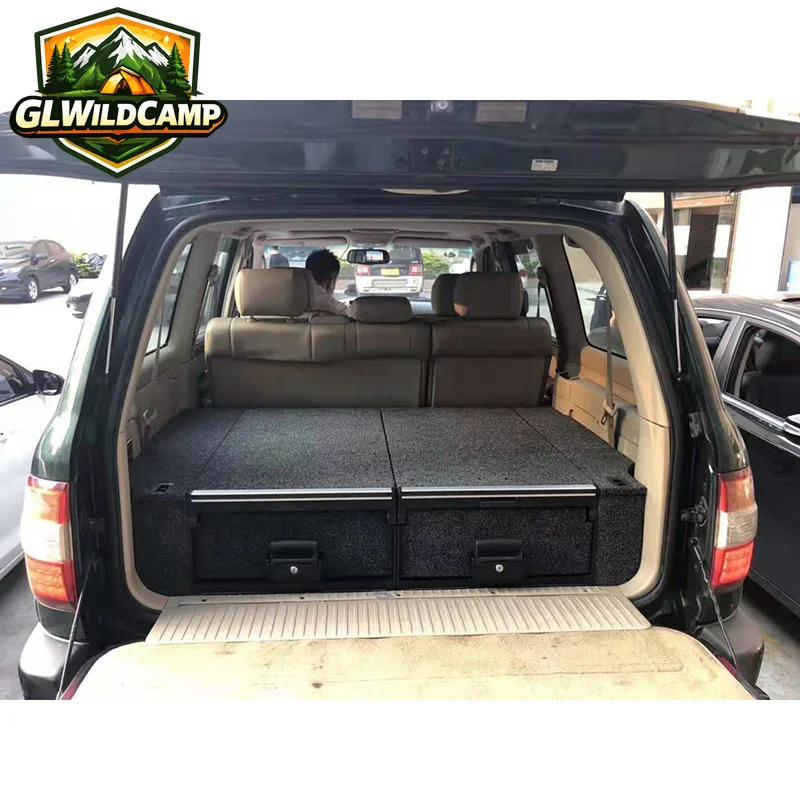 Rear Drawer Storage System Vehicle for Toyota Landcruiser 100 DrawerFor Ram ranger hilux np300 tacoma