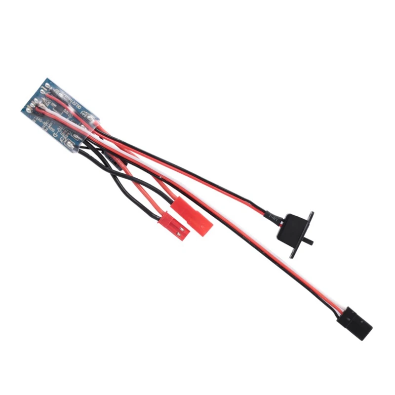 10A ESC Brushed Speed Controller สำหรับ1/12 1/16 1/18 1/24 1/28 Mobil RC Crawler WPL C24 B16 B24 B36 k989 RC เรือ