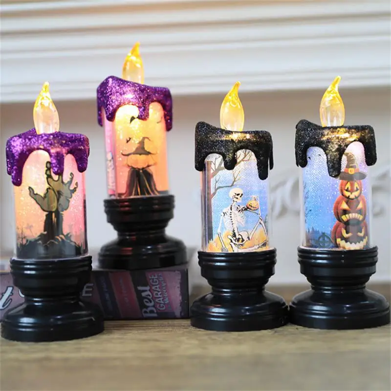 

Candle Light Plastic Waterproof And Lightweight Interesting Widely Used Bright And Safe Holiday Party Supplies Halloween Trash