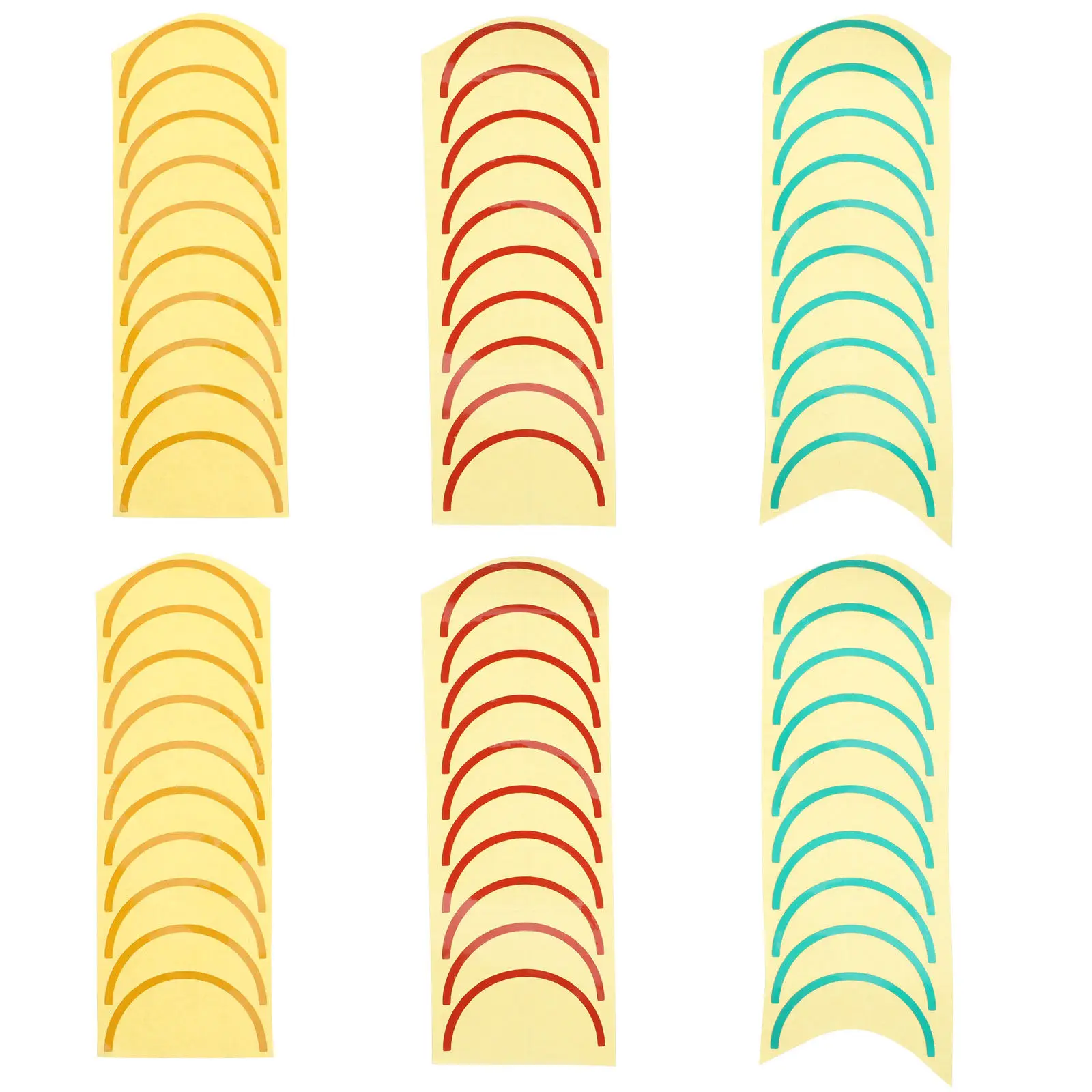 

Набор из 6 водонепроницаемых наклеек-индикаторов давления с четкими верхними и нижними пределами для использования на улице