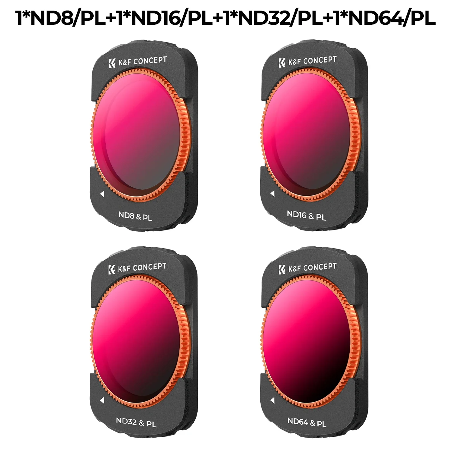 K&F CONCEPT Magnetische Lensfilter voor DJI Osmo Pocket 3 Verstelbare ND2-32 ND32-512 UV CPL ND/PL Black-Mist 1/4 Optionele Filters