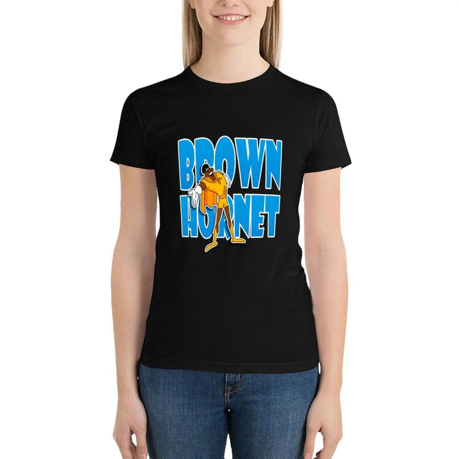 

Brown Hornet T-Shirt Female clothing Aesthetic clothing t shirt for Women