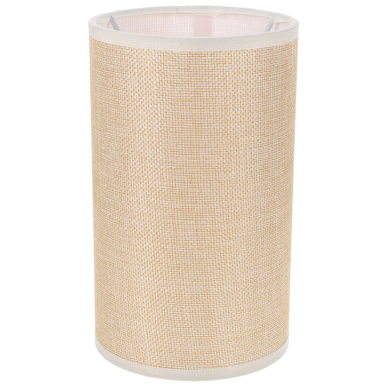 

Fabric Lampshade Small Desk Lamp Cover Replacement 20cm Cloth Shade Warm Bedroom Living Room Study Office Decor Lighting