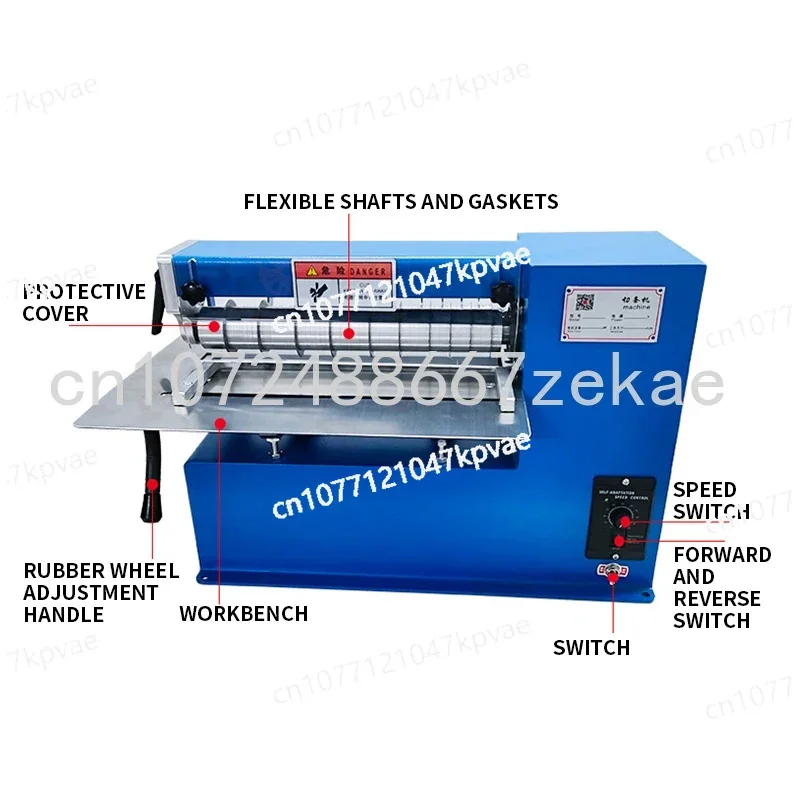 20MM Small Leather Slitting machine Slitting machine Rhinestone Plastic PVC Board Silicone Paper Slitting machine Speed regulati