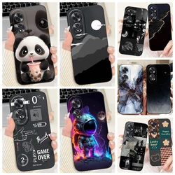 For Oppo A60 4G 5G / Oppo A80 5G Case Liquid Silicone Soft TPU Back Cover CPH2631 CPH2639 Phone Funda Gothic Black Night Bumper