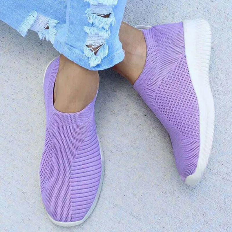 Women Sneakers White Shoes Women Slip On Casual Sneaker Vulcanize Shoes For Women Sports Zapatillas De Mujer Women's Footwear image 4