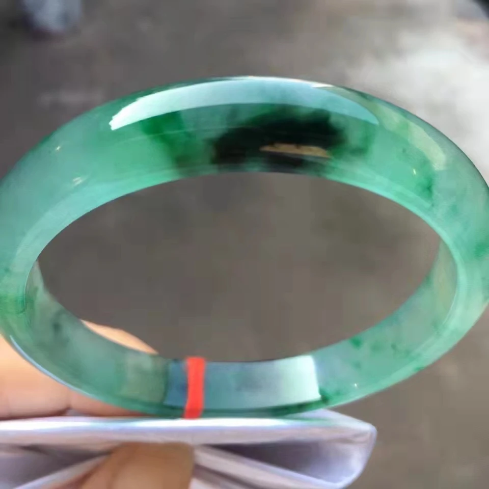 

Burma Jade Bangle Women Healing Gemstone Fine Jewelry Myanmar Grade A Jadeite Ice Floating Certified Jade Bangles Bracelets Gift